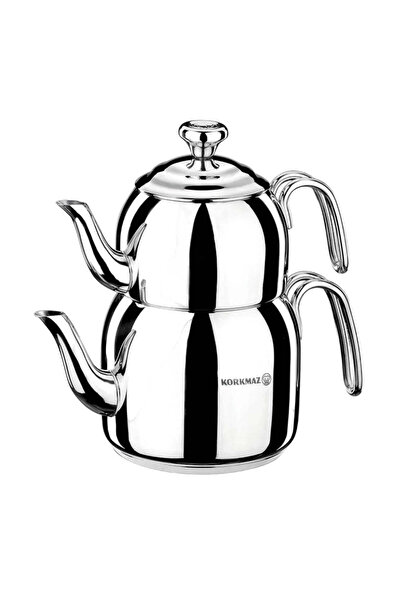 KORKMAZSHOP Korkmaz Dropa Maxi Tea Set Samovar