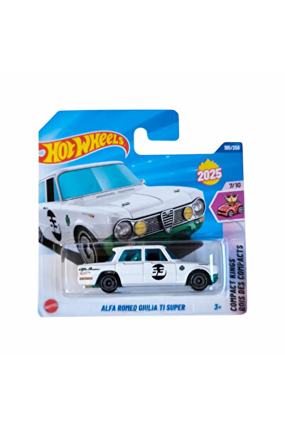 HOT WHEELS , Alfa Romeo Giulia TI Super, white, scale 1:64
