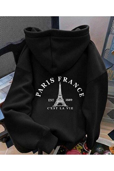 DİVİN سويت شيرت بقلنسوة مطبوع عليه باريس فرنسا