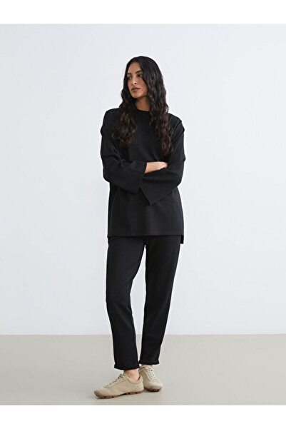 LC Waikiki RMZ GİYİM FARKIYA Γυναικείο παντελόνι φόρμας με κορδόνι στη μέση