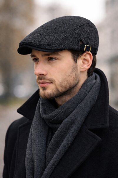 GlassySKY قبعة شتوية للرجال على الطراز البريطاني