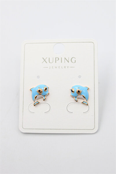 toyigoo Dolphin Fish Earrings - Gold
