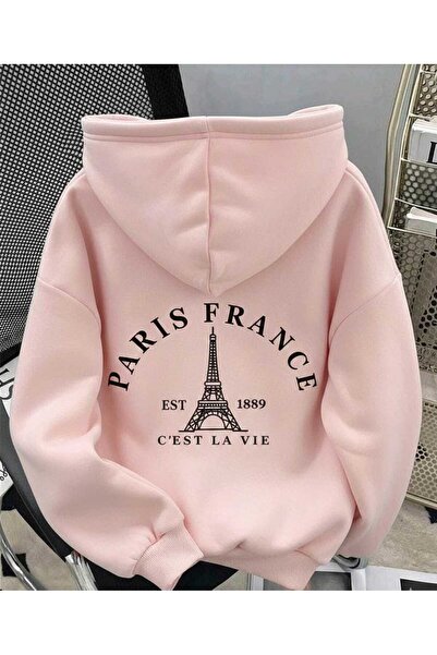 DİVİN سويت شيرت بقلنسوة مطبوع عليه باريس فرنسا