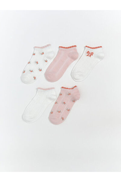 LC Waikiki منتجات فريزن ستور الفريدة من نوعها، جوارب مطرزة للفتيات، عبوة من 5...