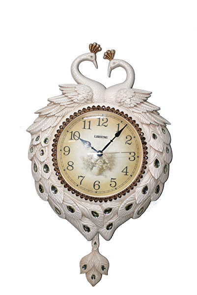 MEVAFA Wall Hanging Peacock Clock