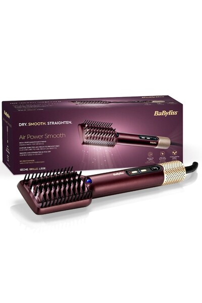 BABYLİSS Perie cu aer cald AS6400E Air Power Smooth, 1000W, tehnologie Auto‑F...
