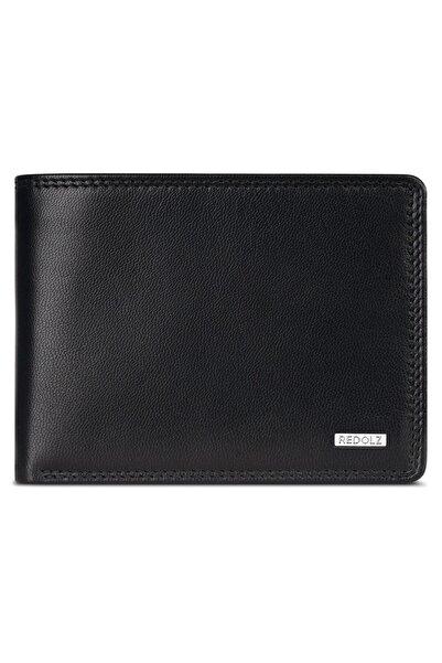 REDOLZ Leather Essentials QF Geldbörse RFID Leder 12 cm ausklappbar