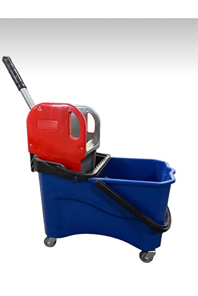 UMBEX PLUS UMBEX Tek Kovalı Plastik Temizlik Arabası Paspas Arabası A Kalite