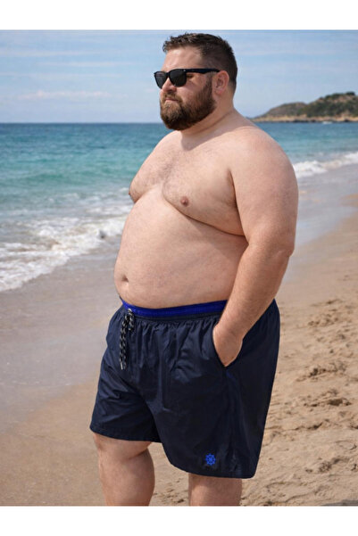 BERNEO Ανδρικό σορτς κολύμβησης Super Battal με ελαστική μέση και διπλές τσέπες