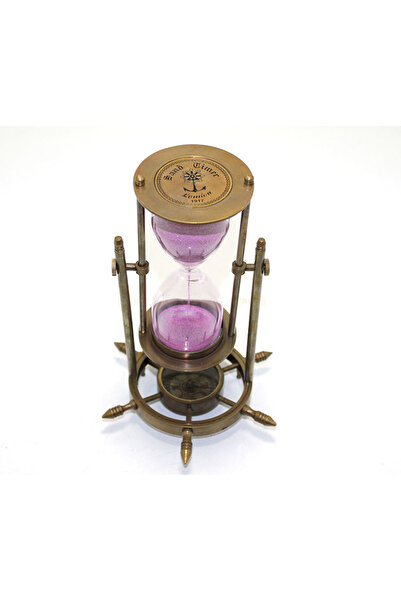 MEVAFA Brass Compass Hourglass