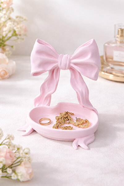 etmo 3d dizayn منظم المجوهرات مع فيونكة |   حامل للخواتم والقلائد |   منظم مج...