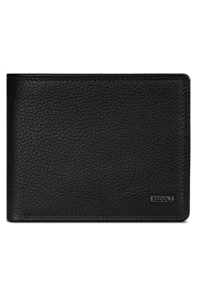 REDOLZ Piele Essentials QF Geldbörse RFID Leder 12 cm ausklappbar