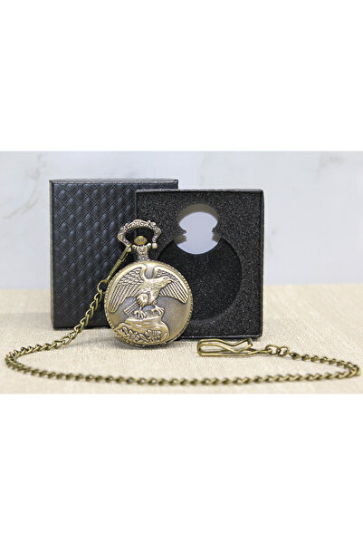 MEVAFA ساعة مع صندوق خاص مع النسر