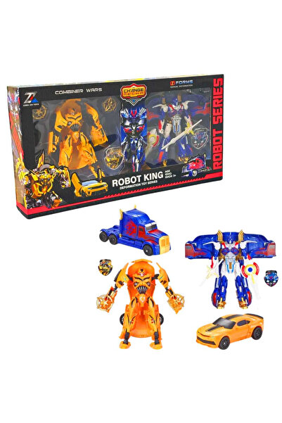 Art Tone 🤖🔥 ROBOT KİNG DÖNÜŞEN ROBOT–ARABA İKİLİ SET | 3 YAŞ+ 🔥🤖