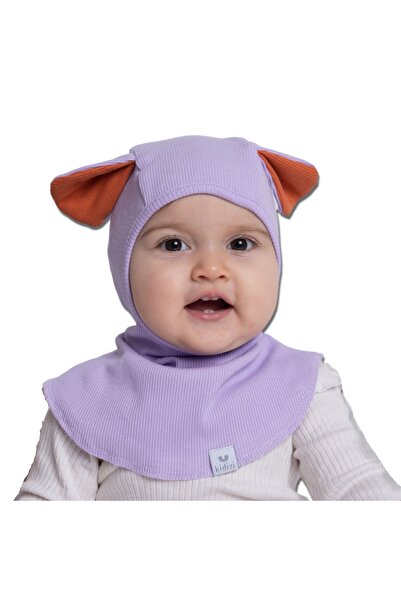 Kidizi Cagula copii reglabila cu urechiuse din bumbac certificat, Puppy light...