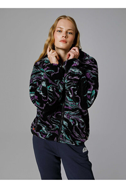 Ellesse EF195-BKD Siyah Kapüşonlu Normal Fit Kadın Sweatshirt