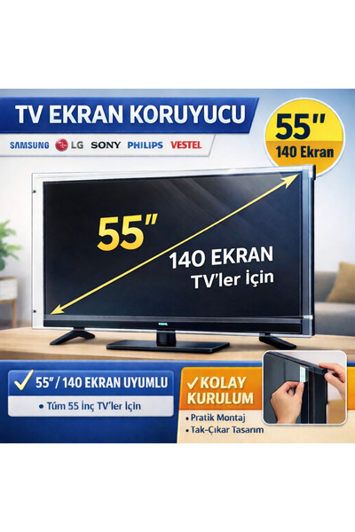 TELEVİZYON01 TV EKRAN KORUYUCU 55''(140 EKRAN)