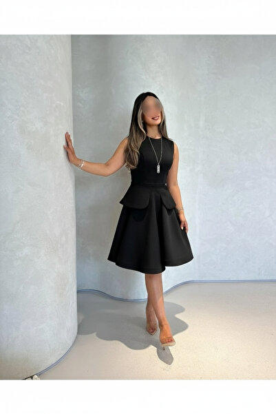 haninline Soft two-tone Eid dress