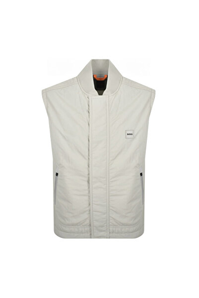 BOSS Bej Erkek Yelek Ogear-W