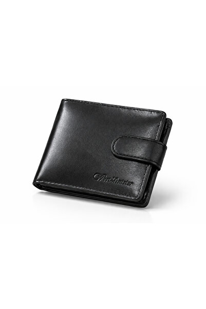 West minister Men’s Genuine Leather Wallet with Button Closure | Multi-Card H...