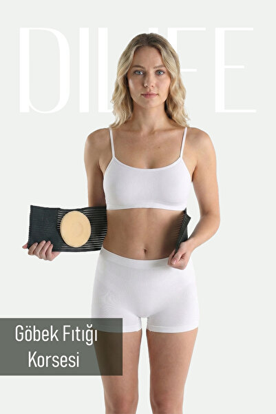 DILIFE Göbek Fıtığı Korsesi Göbek Fıtığını Destekler İyileşmeye Yardımcı Fıtı...