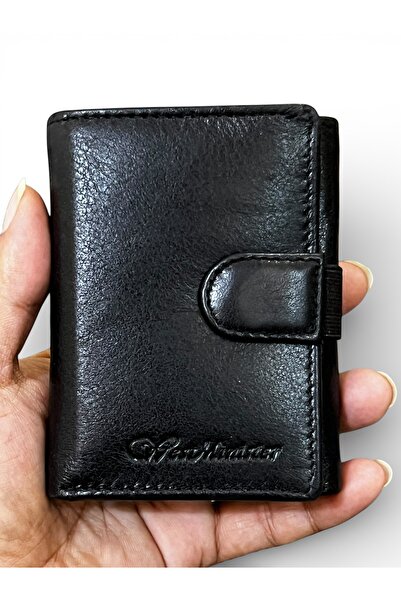 West minister Men’s Genuine Leather Wallet with Button Closure | Multi-Card H...