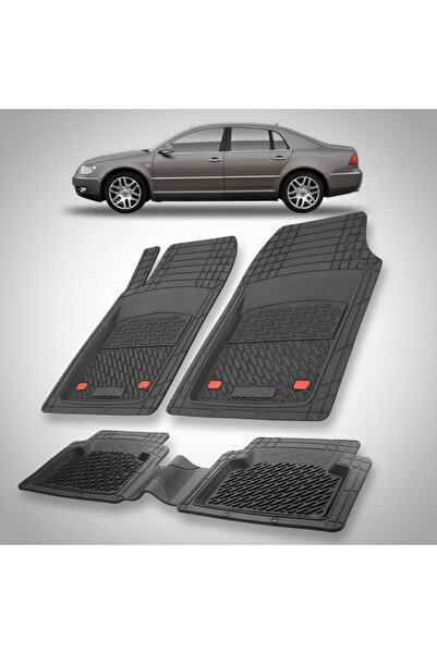 TEAMCAR Covorașe auto tip tavă compatibile cu Volkswagen Phaeton 2002-2007 - ...