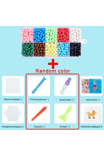 Choice 10 color with tools 1000 Pcs/box DIY Water Spray Magic Beads Handmade ...