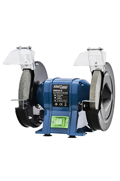 Kraft&dele Râșniță dublă de banc, 1700W, KD533, Kraft&Dele, culoare albastră