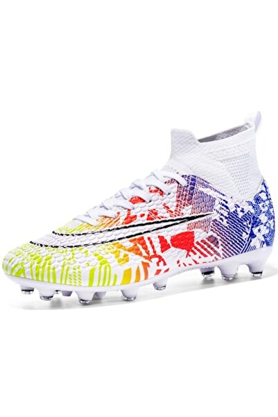 OEM Multicolored Football Shoes for Kids, Waterproof, Size 36