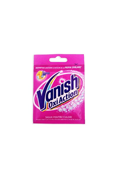Vanish Set of 12 x Oxi Pink Stain Removal Powder, 30 g Sachet