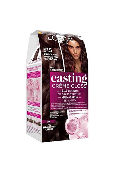 L'Oreal Paris Set 2 x Casting Creme Gloss Semi-Permanent Hair Dye 515 Chocola...