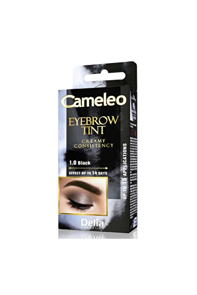 CAMELEO Set 4 x Eyebrow Dye Cream 1.0 Black 15 ml
