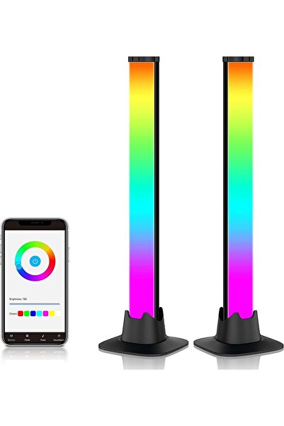 PADOM Smart LED Light Bars, RGB Flow Light Bar, Gaming Lights, Ambient Lighti...