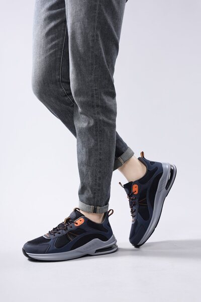 AX Boxing Pantofi sport Barbati, Aren, Piele ecologica si Textil, Talpa din s...