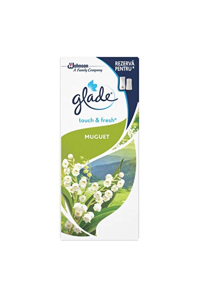 Glade Set of 4 x Instant Air Freshener Refill Microspray, Muguet, 10 ml