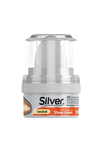 Silver Solid Shoe Cream, Silver, Neutral, 50 ml, 12 Pieces