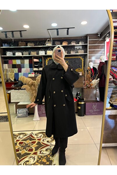 HUMEYRA معطف بانشو بأزرار