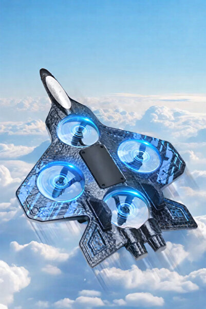 ROBO Uzaktan Kumandalı Taklacı Uçak Yedek Batarya Hediyeli Mavi