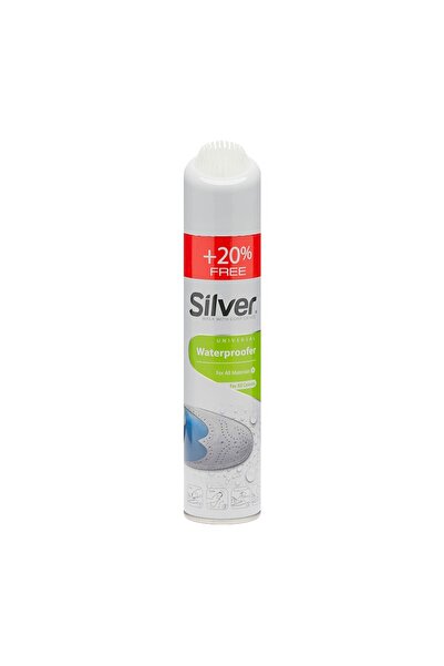 Silver Set of 3 x Shoe/Clothing Waterproofing Spray, Silver, 300 ml