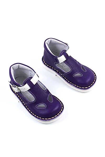 tino Pantofi pentru copii , decupati , din piele naturala PRIMII PASI 1413-MOV