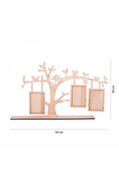 Amco Wooden photo frame in the shape of a tree 50 x 29 cm