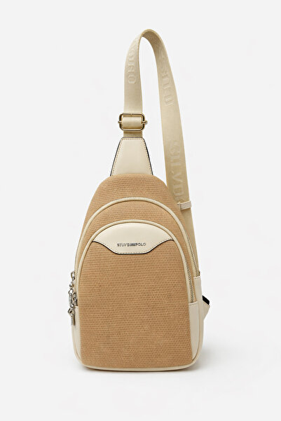 louisiana polo Silver Polo Bodybag Women's Bag Maze Patterned Nut-Bone 959