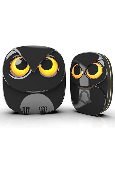 Arabest Wireless Doorbell, Cute Owl Doorbell Weatherproof IP55 Outdoor Remote...