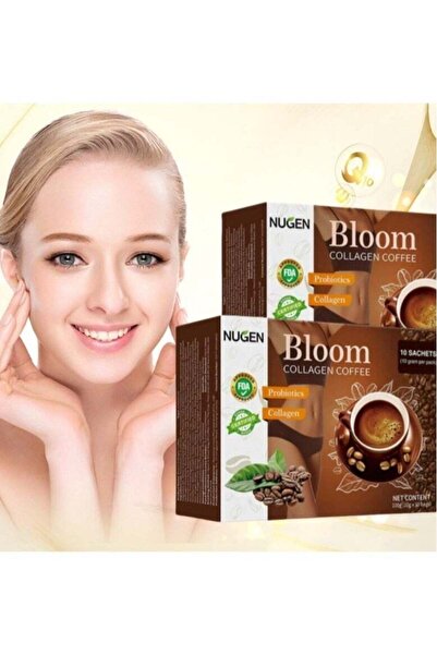 NUGEN 2-PACK Bloom Collagen Coffee 100% and Glutathione, Diet Coffee Slimming...