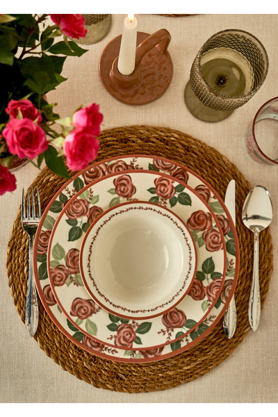 Bella Maison Rose Porcelain Soup Bowl (15 cm)