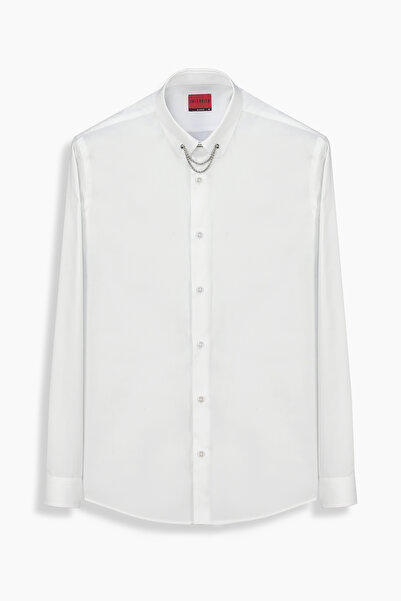 Sarar İNTERVİEW Lombardi Soho Uzun Kol Beyaz Gömlek