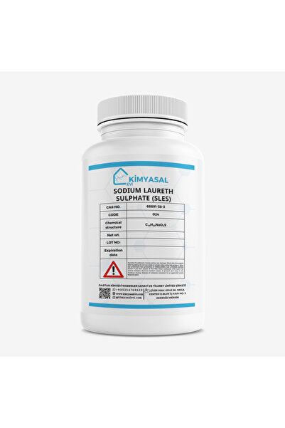 KİMYASAL EVİ Sodium laureth sulfate-Sodyum Lorileter Sülfat ( SLES ) hammadde...