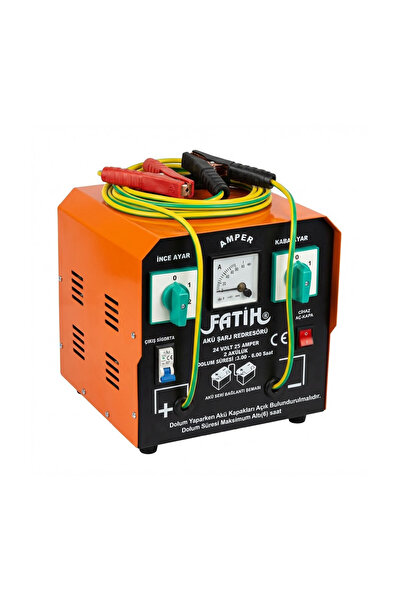 Fatih 24 Volt 25 Amper Akü Şarj Redresörü - 2 Akülük