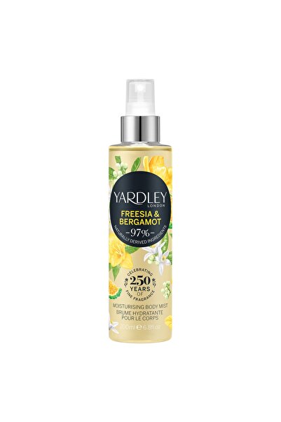 YARDLEY Spray parfumat cu frezie și bergamotă, pentru femei, 200 ml